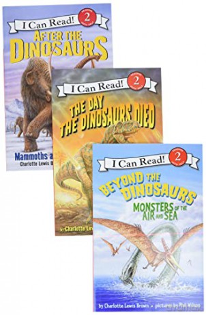 After the Dinosaurs 3-Book Box Set: After the Dinosaurs, Beyond the Dinosaurs, The Day the Dinosaurs Died (I Can Read Level 2) - Charlotte Lewis Brown [KSIĄŻKA]
