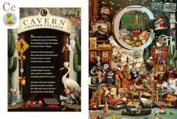 Alfie Explores A to Z: A Seek-and-Find Adventure (A Look-And-Locate Library Adventure) - Jeff Drew [KSIĄŻKA]