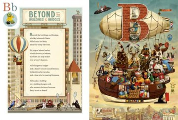 Alfie Explores A to Z: A Seek-and-Find Adventure (A Look-And-Locate Library Adventure) - Jeff Drew [KSIĄŻKA]