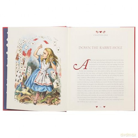 Alice's Adventures in Wonderland and Through the Looking Glass: With Illustrations by Sir John Tenniel (Arcturus Deluxe Children's Classics) - Lewis Carroll [KSIĄŻKA]