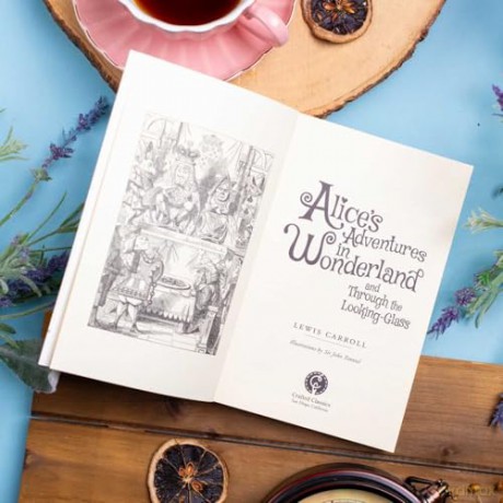 Alice's Adventures in Wonderland and Through the Looking-Glass (Keepsake Edition) (Crafted Classics) - Lewis Carroll [KSIĄŻKA]