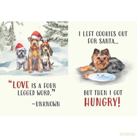 All I Want For Christmas Is More Dogs Gift Book: Festive Quotes For Dog Lovers - Bee Three Books [KSIĄŻKA]