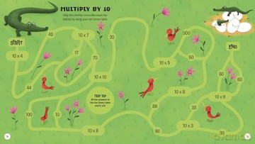Amazing Maths Mazes: Times Tables: Solve the Maths Problems to Race Through the Mazes! - Lisa Regan [KSIĄŻKA]