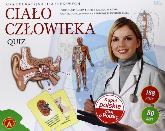 Ciało człowieka. Quiz BIG [GRA]