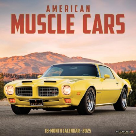 American Muscle Cars 2025 Wall [KSIĄŻKA]