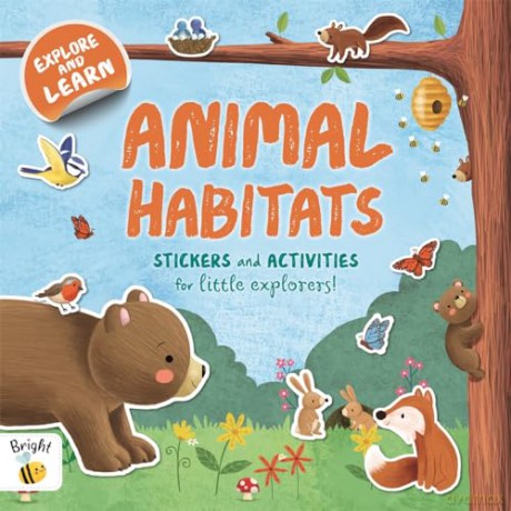 Animal Habitats (Early learning sticker book for little explorers) [KSIĄŻKA]