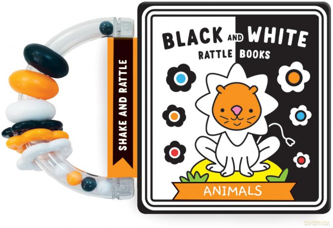 Animals (Black and White Rattle Books) - Emma Pelling [KSIĄŻKA]