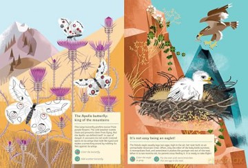 Animals of the Mountains: My Nature Sticker Activity Book - Guénolée André [KSIĄŻKA]