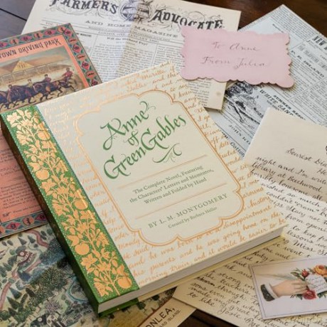 Anne of Green Gables: The Complete Novel, Featuring the Characters' Letters and Mementos, Written and Folded by Hand (Handwritten Classics) - Barbara Heller [KSIĄŻKA]