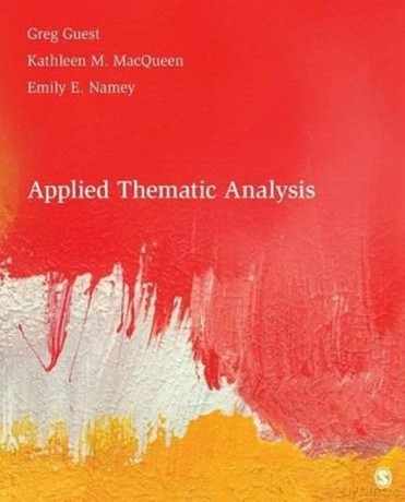 Applied Thematic Analysis - Greg Guest [KSIĄŻKA]