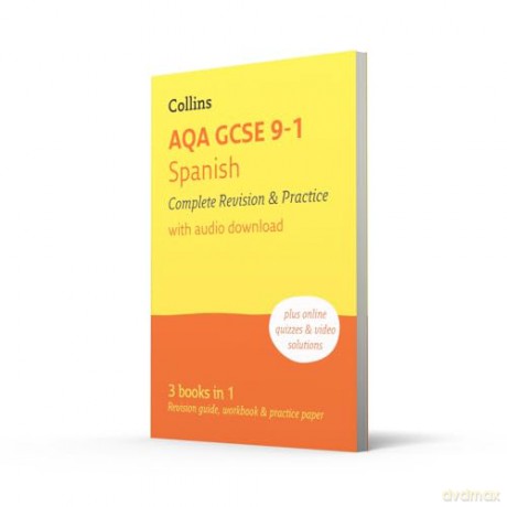 AQA GCSE 9-1 Spanish Complete Revision and Practice: Ideal for home learning, 2026 exam (Collins GCSE Grade 9-1 Revision) - Collins GCSE [KSIĄŻKA]