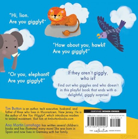 Are You Giggly (INTERACTIVE READ-ALOUD WITH NOVELY MIRROR) (Tim Button Board Books) - Tim Button [KSIĄŻKA]