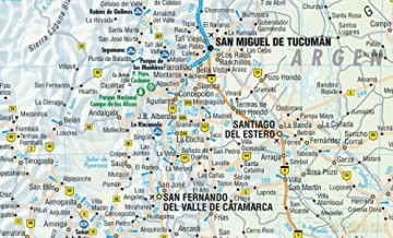 Argentina Borch: Argentina, Isla Grande de Tierra del Fuego, Buenos Aires, Greater Buenos Aires, Los Glaciares National Park, Monte Fitz Roy, Salta, Córdoba (Borch Map) - Borch GmbH [KSIĄŻKA]