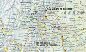 Argentina Borch: Argentina, Isla Grande de Tierra del Fuego, Buenos Aires, Greater Buenos Aires, Los Glaciares National Park, Monte Fitz Roy, Salta, Córdoba (Borch Map) - Borch GmbH [KSIĄŻKA]