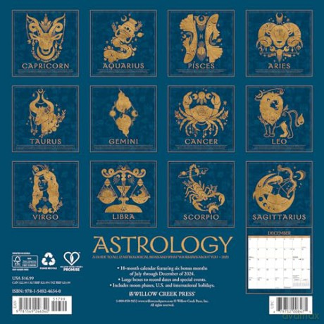 Astrology 2025 Wall [KSIĄŻKA]