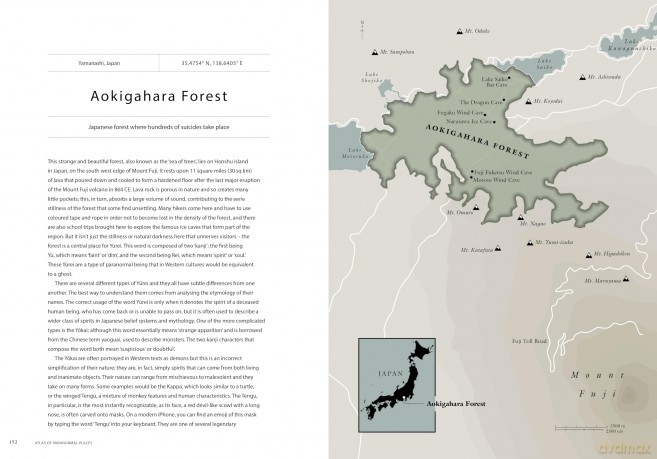 Atlas of Paranormal Places: A Journey to the World's Most Supernatural Places - Evelyn Hollow [KSIĄŻKA]