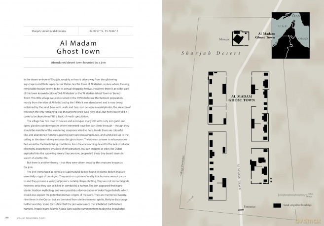 Atlas of Paranormal Places: A Journey to the World's Most Supernatural Places - Evelyn Hollow [KSIĄŻKA]