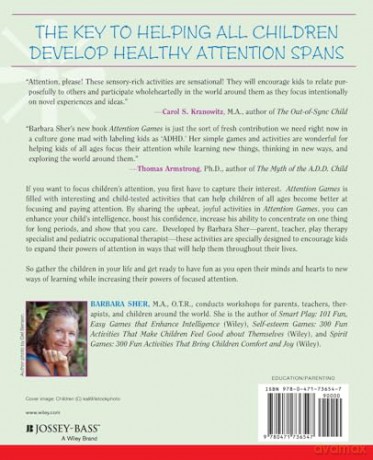 Attention Games: 101 Fun, Easy Games That Help Kids Learn To Focus - Barbara Sher [KSIĄŻKA]