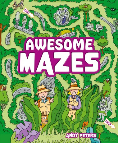 Awesome Mazes: Over 200 Incredible Puzzles to Navigate! - Andy Peters [KSIĄŻKA]