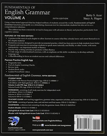 Azar-Hagen Grammar - (AE) - 5th Edition - Student Book A with App - Fundamentals of English Grammar - Betty Azar [KSIĄŻKA]