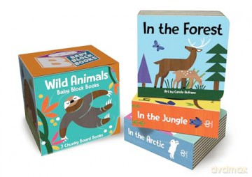 Baby Block Books: Wild Animals: 2 [KSIĄŻKA]