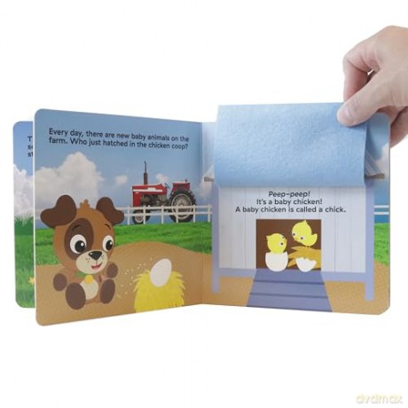 Baby Einstein Discover A Farm Felt Flaps - P I Kids [KSIĄŻKA]