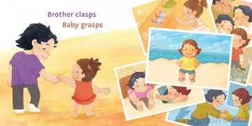 Baby Steps: A Picture Book for New Siblings - Kimberly Derting [KSIĄŻKA]