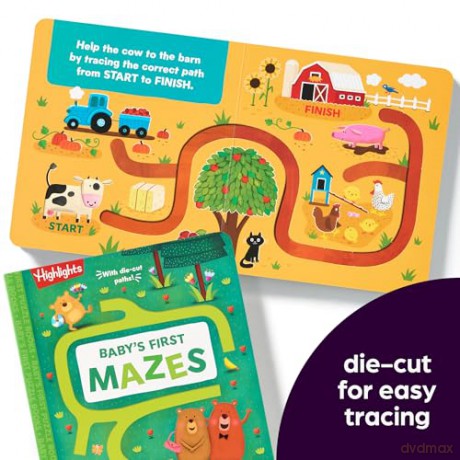 Baby's First Puzzle Books - Interactive Board Books for Babies and Toddlers, 3 Fun Activity Books with Foam Puzzle Pieces, Mazes, Silly Scenes for Play Time (Highlights Baby's First Puzzle) - Highlights [KSIĄŻKA]