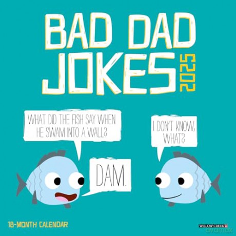 Bad Dad Jokes 2025 Mini [KSIĄŻKA]