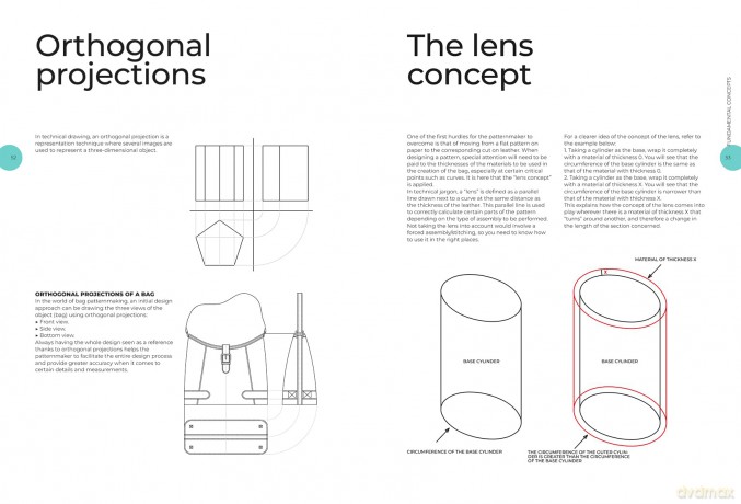 Bag Design: Typology, Construction Techniques, Analogue and Digital Patternmaking from Scratch - Elisa Cigna [KSIĄŻKA]