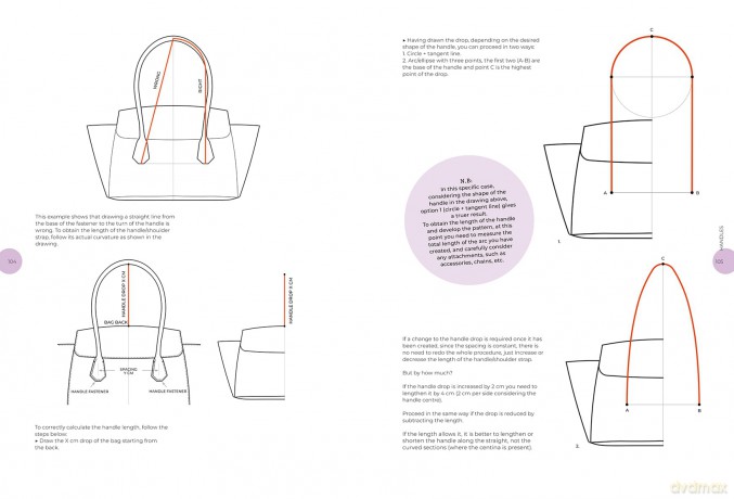 Bag Design: Typology, Construction Techniques, Analogue and Digital Patternmaking from Scratch - Elisa Cigna [KSIĄŻKA]