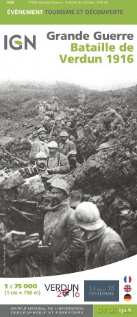 Bataille de Verdun - 1916 ign (évenement) - Institut Géographique National [KSIĄŻKA]