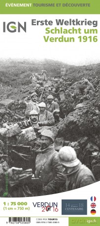Bataille de Verdun - 1916 ign (évenement) - Institut Géographique National [KSIĄŻKA]