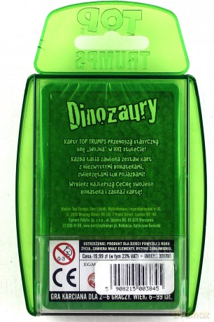 Top Trumps karty - Dinozaury [GRA]