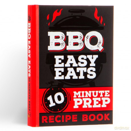 BBQ Easy Eats Recipe Book: 10 Minute Prep - BBQ Gifts For Men - Bee Three Books [KSIĄŻKA]