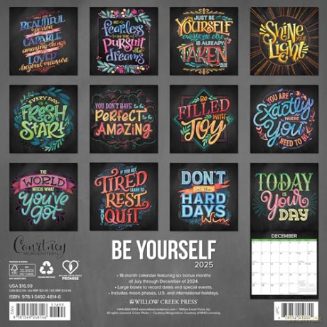 Be Yourself 2025 Wall [KSIĄŻKA]