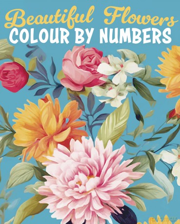 Beautiful Flowers Colour by Numbers (Arcturus Colour by Numbers Collection) - Else Lennox [KSIĄŻKA]