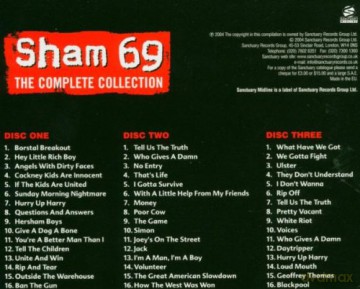Sham 69: The Complete Collection [3CD]