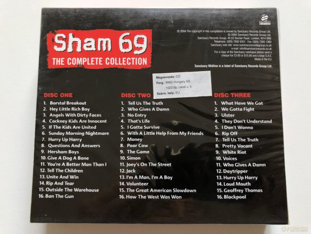 Sham 69: The Complete Collection [3CD]