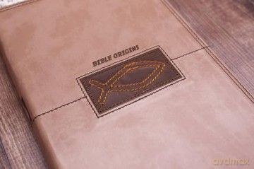 Bible Origins (Portions of the New Testament + Graphic Novel Origin Stories), Deluxe Edition, Leathersoft, Tan: The Underground Story - Zondervan [KOMIKS]