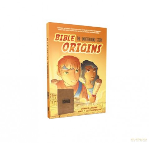 Bible Origins (Portions of the New Testament + Graphic Novel Origin Stories), Deluxe Edition, Leathersoft, Tan: The Underground Story - Zondervan [KOMIKS]