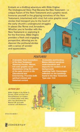 Bible Origins (Portions of the New Testament + Graphic Novel Origin Stories), Hardcover, Orange: The Underground Story - Zondervan [KOMIKS]