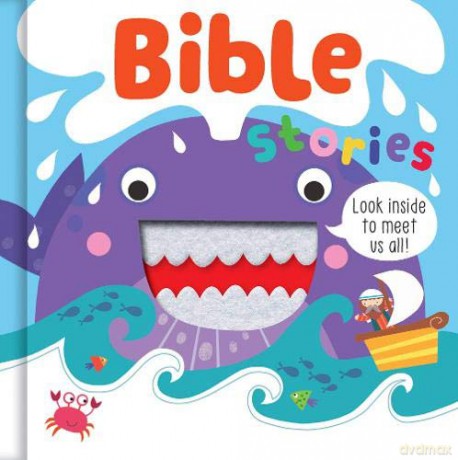 Bible Stories (Board Book) - Touch and Feel Features, Perfect Gift for a Christening, Baptism, New Baby and More - Katherine Walker [KSIĄŻKA]