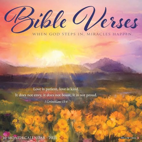 Bible Verses 2025 Wall [KSIĄŻKA]