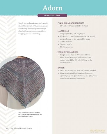 Big Book of Knitted Shawls: 35 Patterns in a Variety of Beautiful Yarns, Styles, and Stitches - Jen Lucas [KSIĄŻKA]