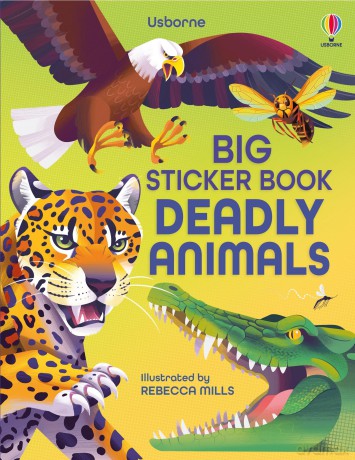 Big Sticker Book Deadly Animals (Sticker Books) (Big Sticker Books) - Alice James [KSIĄŻKA]