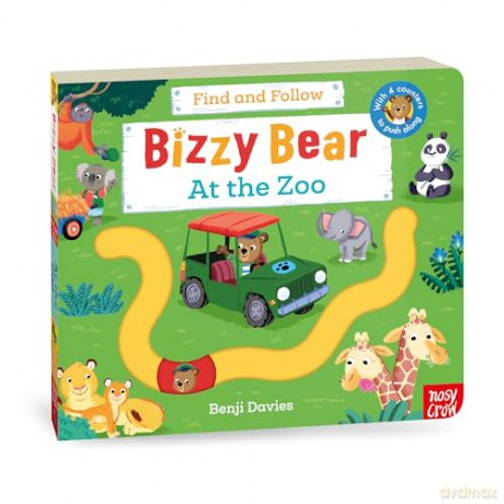 Bizzy Bear: Find and Follow At the Zoo - Benji Davies [KSIĄŻKA]
