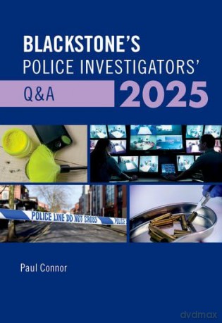 Blackstone's Police Investigators' Q&A 2025 - Paul Connor [KSIĄŻKA]