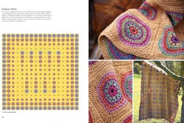 Block-by-Block Blankets and Afghans: Rainbow granny square designs to crochet - Amanda Perkins [KSIĄŻKA]