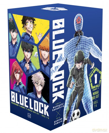 Blue Lock Season 1 Part 1 Manga Box Set (BLUE LOCK SEASON ONE BOX SET) - Muneyuki Kaneshiro [KOMIKS]